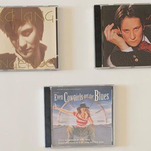 k.d. lang - Drag, Ingenue, Even Cowgirls Get the Blues Soundtrack • 3 CD Bundle